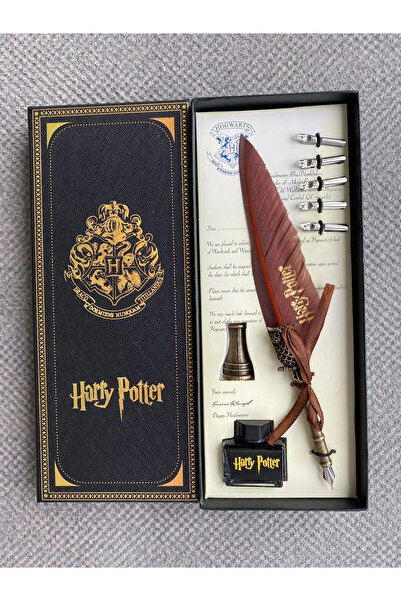 Penna Mürekkepli Zarif Tasarım Harry Potter Divit Kalem Set Sevgili,öğretmenl...