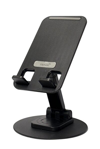 Tiknal حامل مكتب قابل للطي، يدور 360 درجة، مصنوع من سبائك الألومنيوم، مضاد لل...