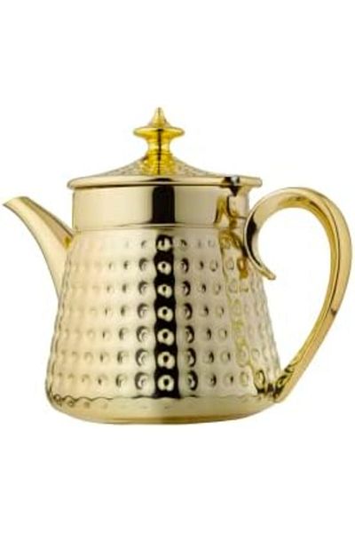 ALSAIF Practical 24 oz teapot from Saif, heat-resistant, gold color