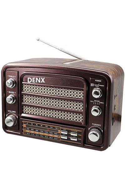 Denx جهاز إرسال راديو Dx2438 يعمل بالطاقة الشمسية ومشغل MP3 محمول وموجات قصيرة