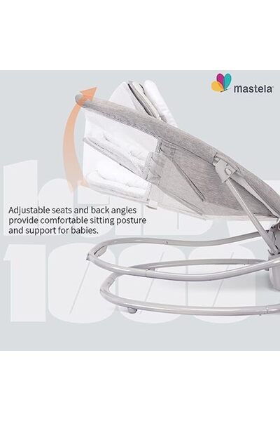 Mastela Baby Swing with Dining Tray and Adjustable Backrest 4-in-1 with Bluetooth App Control by Mastela, De