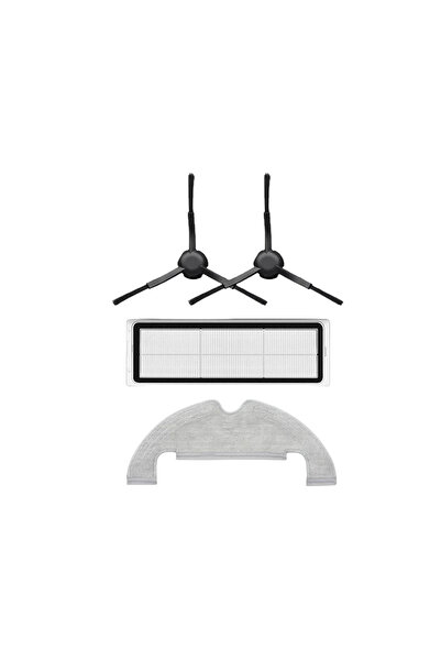 Roborge مجموعة من 4 قطع غيار متوافقة مع مكنسة كهربائية روبوتية Dreame D10S Plus