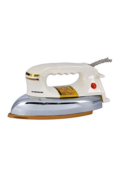 Olsenmark Heavy Duty Dry Iron | Ceramic Soleplate, Adjustable Temp, Safety Features & Pilot Lamp