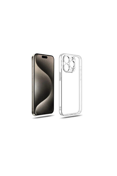 İphone 14 Pro Max Uyumlu Ince Şefaf Kamera Çerçeve Koruyucu Telefon Kılıfı