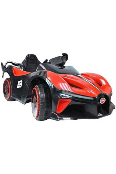 Star Kids Children's Bugatti Electric Ride-On Car with Remote Control, Red