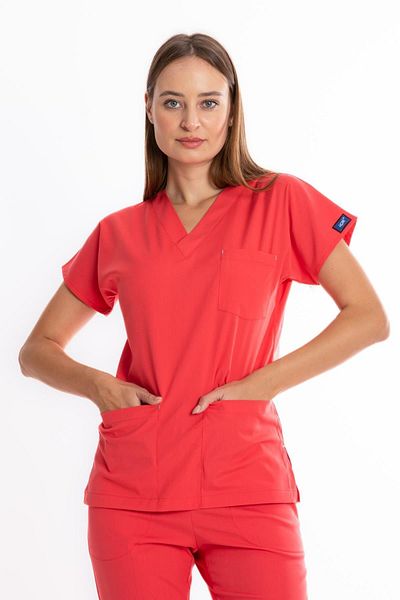 Uçak Medikal Set chirurgical cu flori de rodie Core-flex Lycra