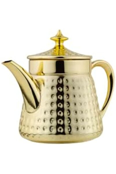 ALSAIF Practical 35 oz teapot from Saif, heat-resistant, gold color