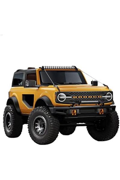 Star Kids Leno Ford Bronco Electric 4x4 Car with Open Doors for Ages 2 to 8 Years, Remote Control and Built-in