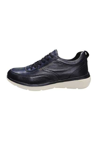 Freefoot Comfortable Leather Sports Men's Shoes Black