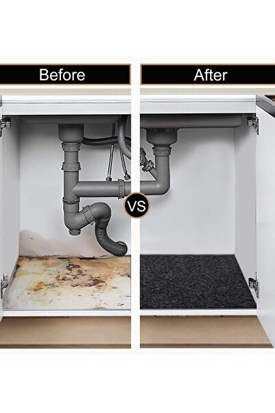 Leiste Kitchen Bathroom Cabinet Sink Faucet Sink Under Faucet Water Absorbent Mat Anti-Water Leak Mat Papas