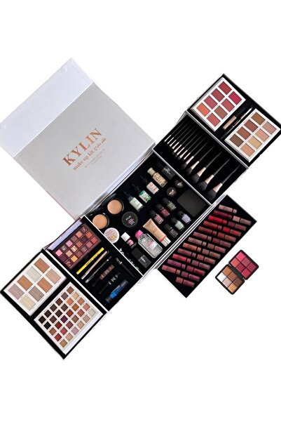 Kylin مجموعة مكياج زفاف فاخرة - صندوق احترافي للجمال يحتوي على كل مستلزمات ال...