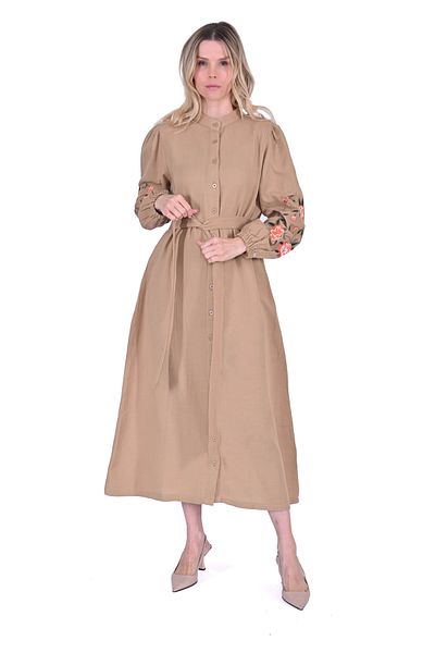 Invee 6779 Rochie cămașă model Camel