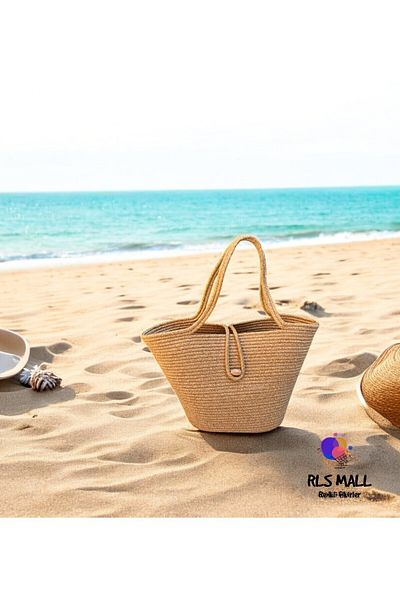 Store Straw Handmade Bag, Handbag, Beach Bag Suitable for Daily Use with Different Color Variations
