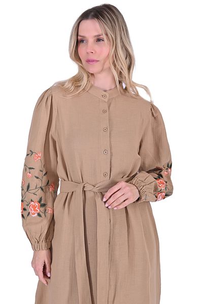 Invee 6779 Rochie cămașă model Camel