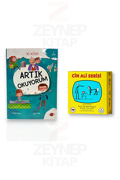 Yuva Yayınları 1.Sınıf Artık Okuyorum Serisi 10 Kitap(Cin Ali Serisi 10 Kitap...