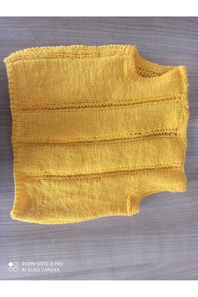 Vizyonmed Baby Vest Hand Knitted