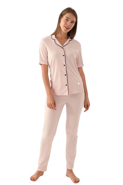Pierre Cardin Women's New Season Long Leg Short Sleeve Pajama Set CH.PC.01.77.15