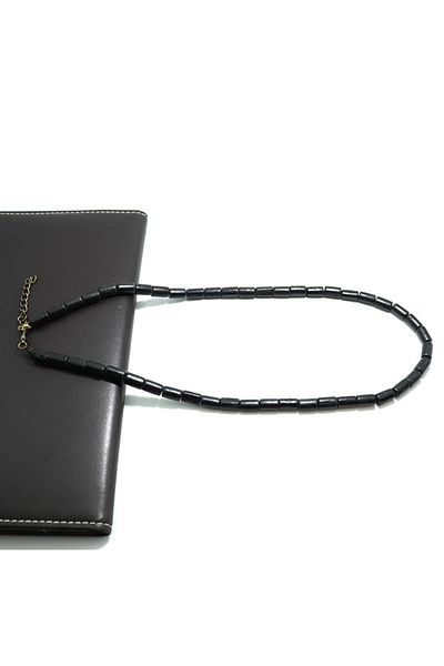 Choice allblack New Unique Natural Coconut Husk Necklace For Men Handmade Short Choker Collar Homme 18 Inch