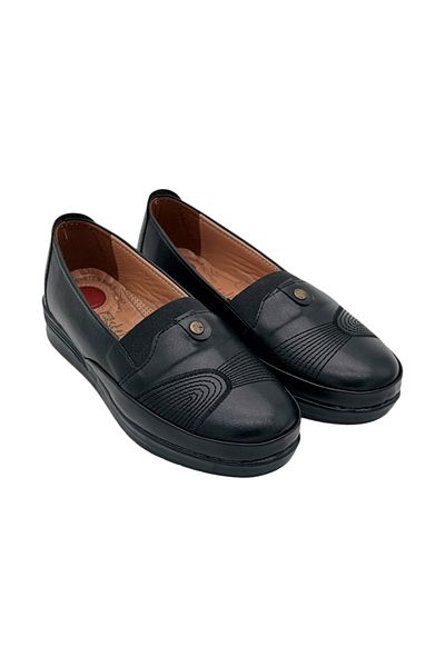 Y&D Shoes Pantofi pentru mama - Piele elastică, Confort Ortopedic Toc Spur Utilizare zilnică