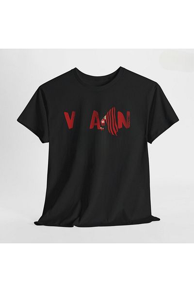 SARI Van Flag Man Themed Tshirt 100% Cotton