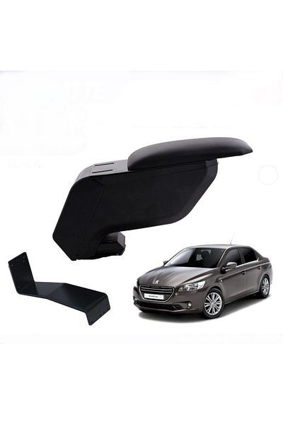 Atakent Hobi Peugeot 301 Black Armrest Armrest with No-Punching Steel Foot