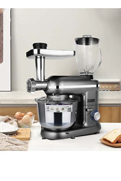Generic Stand Mixer With a Power of 1100 W, 4.5 L , Chopper and a Mixer - Silver - XPSM-904MG
