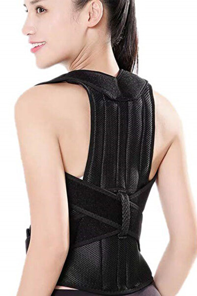 AnkaWood Çift Balenli Dik Duruş Korsesi Kamburluk Önleyici Postür Düzeltici S...