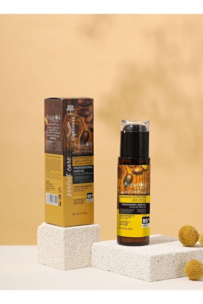 Lightness زيت الأرغان النقي 100%، مثالي لعلاج الشعر وترطيبه، ومضاد للتجاعيد ل...