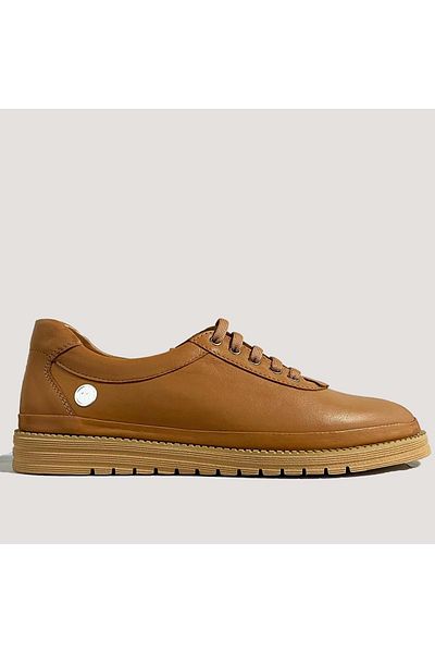 Mammamia 705 Women's Leather Casual Shoes - Tan - 39