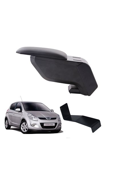 3 Tıkla Hyundai I20 2011 Gray-black Armrest Armrest with Steel Foot Without Piercing