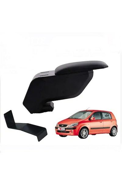 Atakent Hobi Hyundai Getz 2003-2012 Black Armrest Armrest with No-Punching Steel Legs