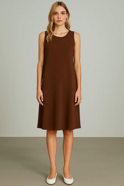 COTENCONCEPT Modal Fabric Comfortable Fit Basic καθημερινό φόρεμα