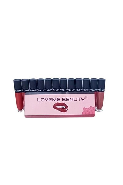 LOVEME BEAUTY Lipstick Set, 12 Distinctive Colors