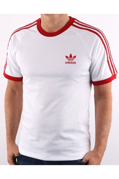 adidas Tricou Adidas IA4846 roșu cu dungi İ