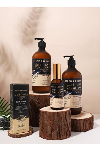 Keratine queen مجموعة العناية بالشعر بالكيراتين والكولاجين 800 مل شامبو 800 م...