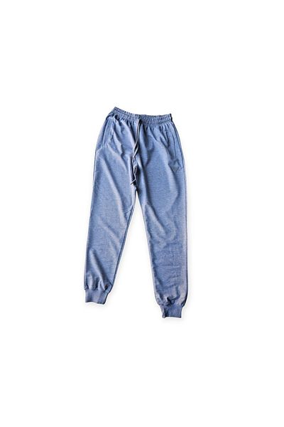 ZIDAN Men's Gray Slim Fit Sweatpants Sleek Logo, Soft Texture, Made in Turkey