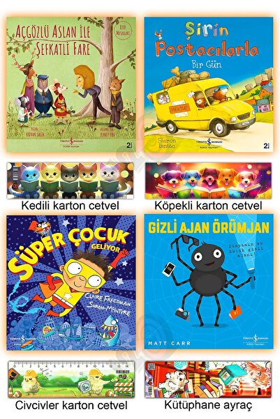 TÜRKİYE İŞ BANKASI KÜLTÜR YAYINLARI Açgözlü Aslan ile Şefkatli Fare Şirin Pos...