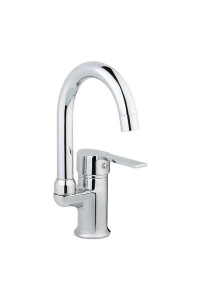 GİVY Counter Top Basin Faucet - 593K Kappa with 22 Ss304 Spout, Brass Body Faucet