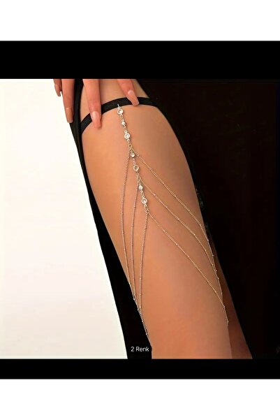 Redhead Işıltılı Taşlı Şık Bacak Zinciri Vücut Aksesuarı