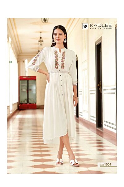 Genel Markalar Hint Nakışlı Elbise