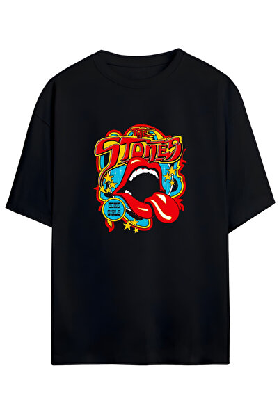 MAGORS „TRĂIEȘTE-ȚI SPIRITUL ROCK'N ROLL-ULUI CU TRICOUL ROLLING STONES!” TRICOU UNISEX DIN BUMBAC THE ROLLING STONES