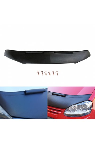 3 Tıkla Renault Clio 4 2017 Suni Deri Lüx Kaput Koruyucu Maske