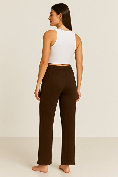 Gawzera Oversize Kesim Esnek Bel Geniş Paça Gawzera Mevsimlik Pamuklu Pantolon