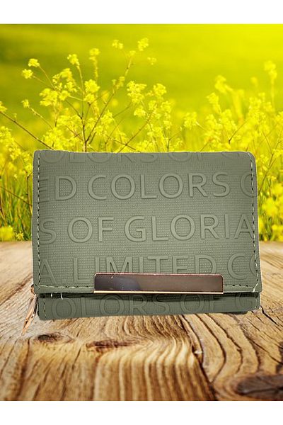FuryaTedarik Women's Zippered Snap Wallet Card Holder Accessory
