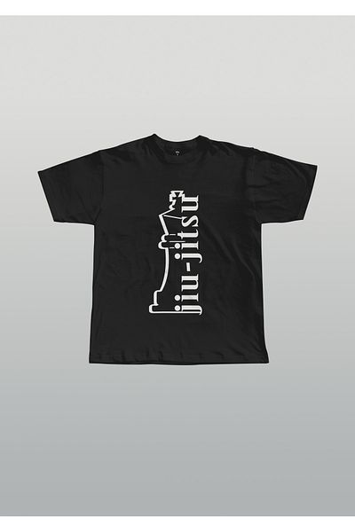 EVIus Tricou oversize Jiu Jitsu Sports cu decolteu rotund