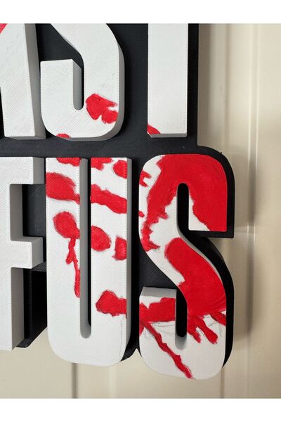 Lades The Last Of Us Yazısı Desenli Tablo
