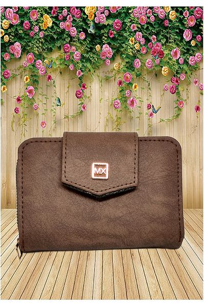 FuryaTedarik Stylish Zippered Women's Wallet with Coin and Paper Money Compartment