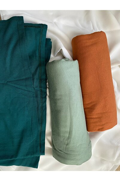 Organic Scarfs Combed Shawl 3 Pcs