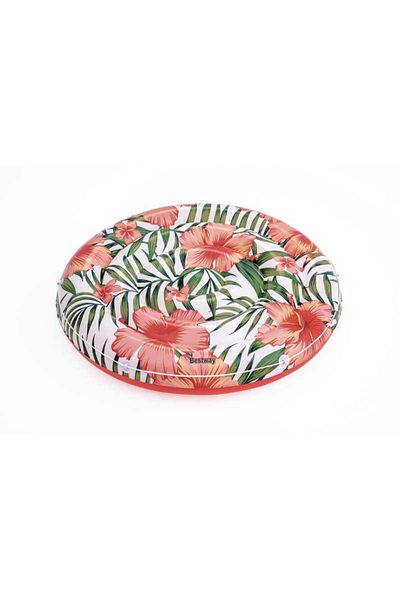 BESTWAY Palm-Shaped Floating Pool Mat 1.58m Red 24x8x24