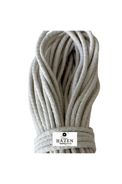 Hazen Home Корд бавовняний 4-5 мм 45-50 метрів 500 грам Корд Кошик Супла Сумка Екрю